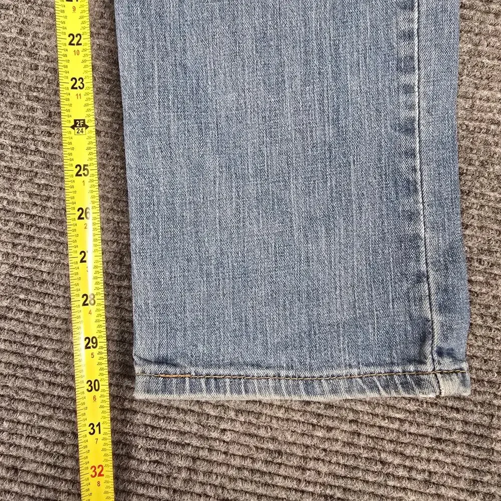 Levi’s 514 Men’s Jeans 36x30 Light Wash Straight Fit Stretch Denim